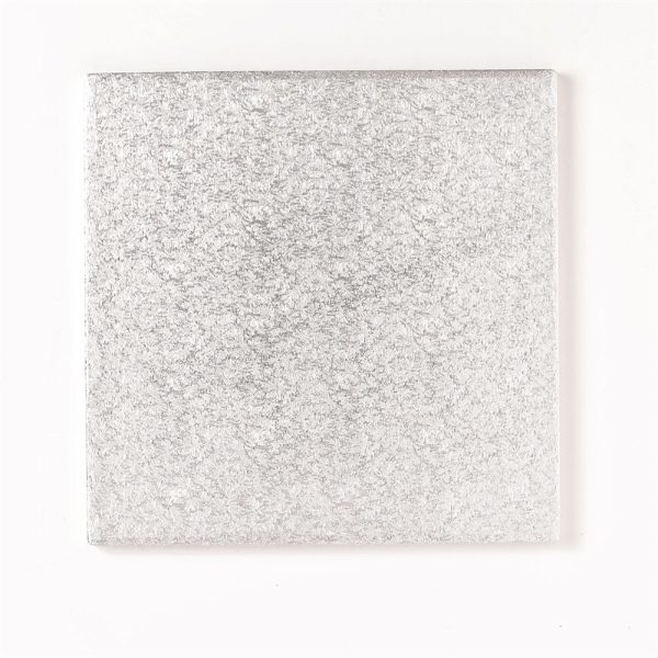 Square Cake Board - Silver