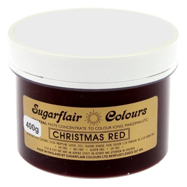 Christmas Red Paste Colour 400g