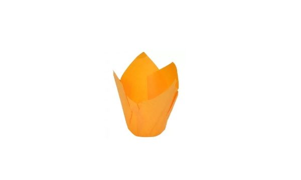 Tulip Muffin Case Orange
